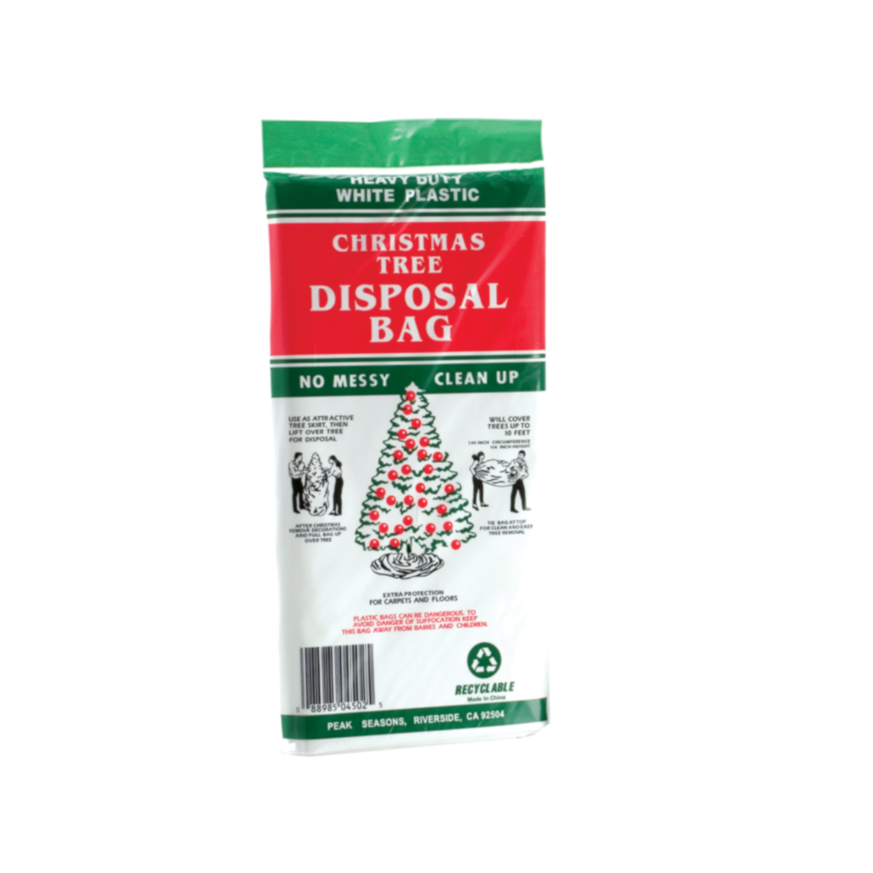 Christmas tree disposal deals bag