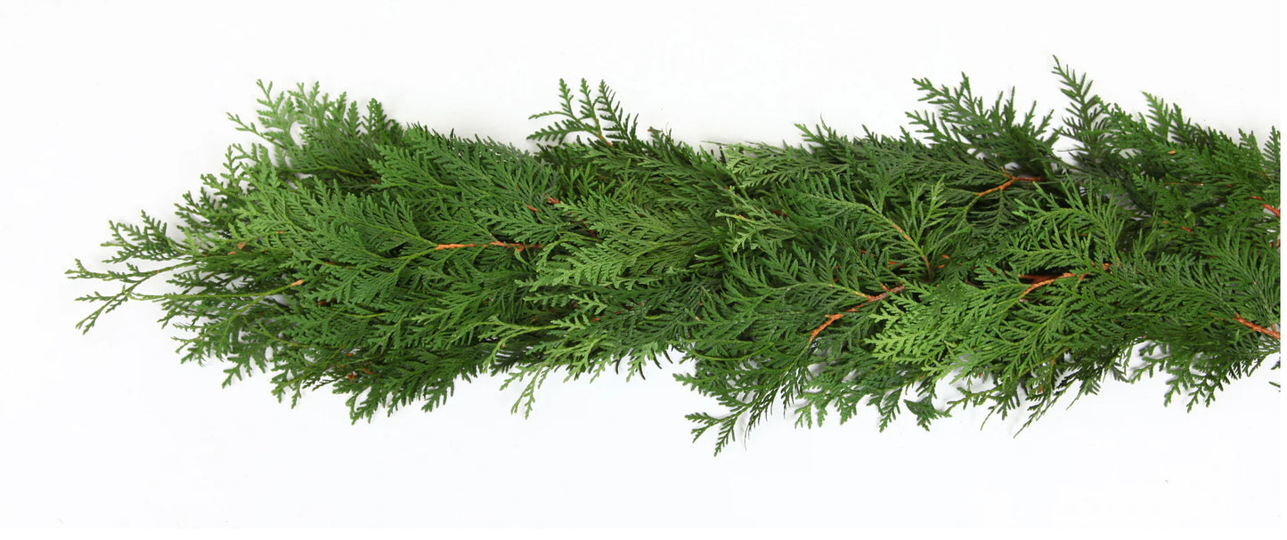 Fresh Cedar Garland 15 Ft