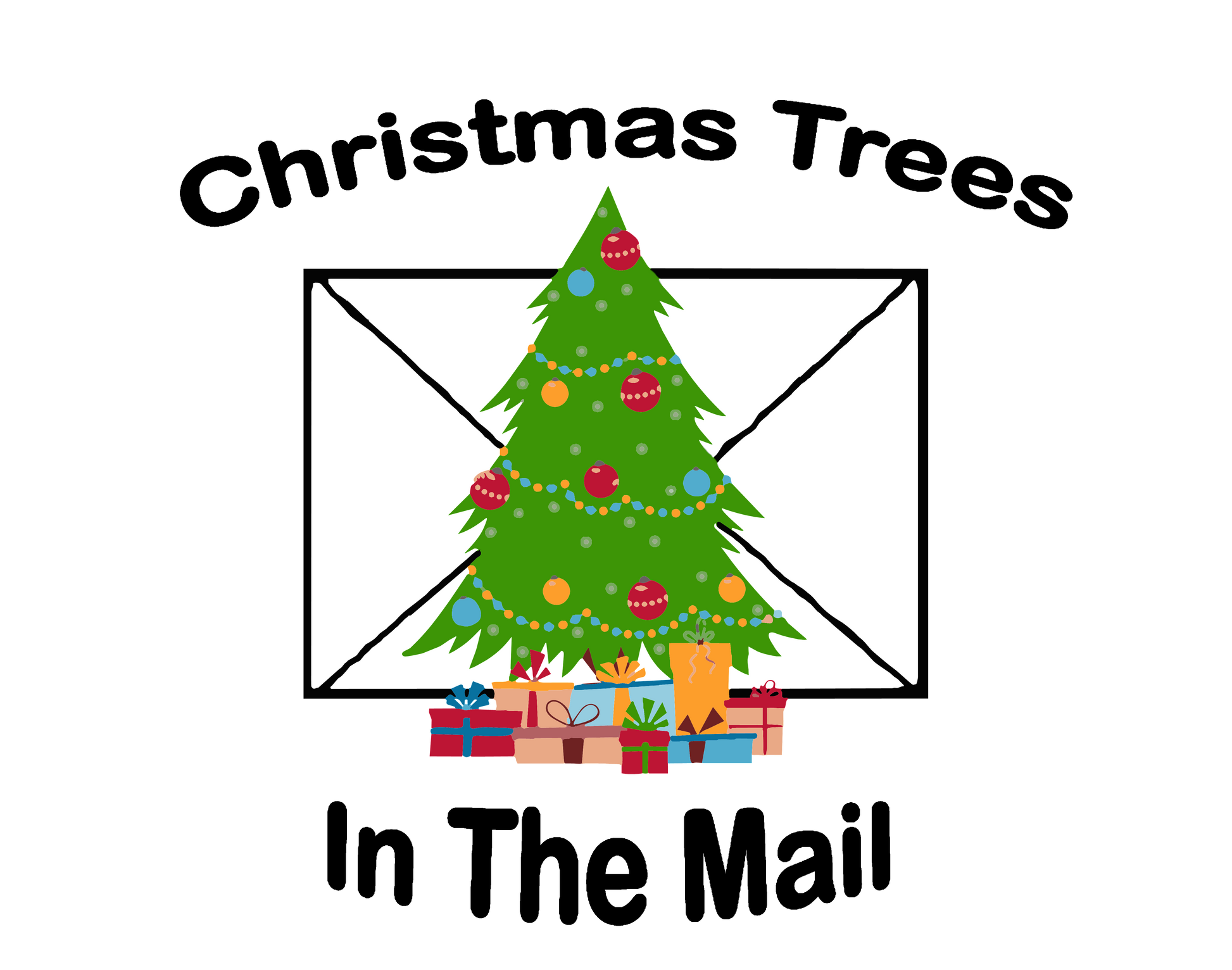 christmas trees in the mail logo