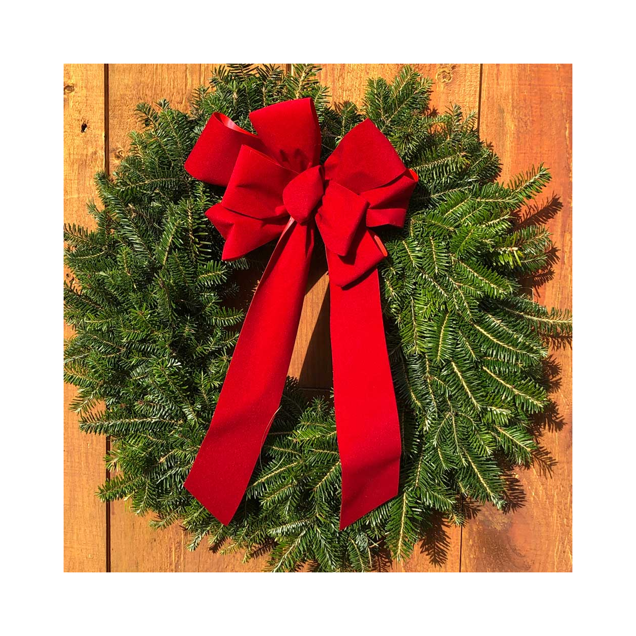 balsam fir wreath